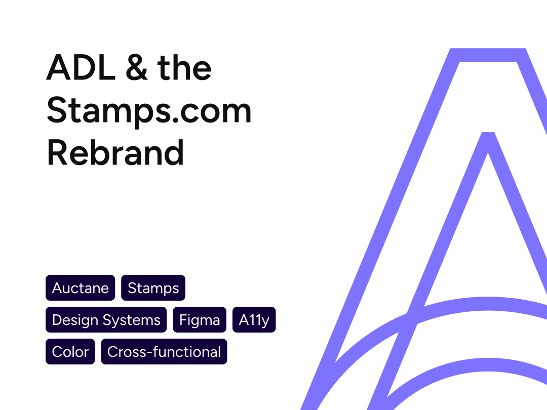 Auctane Design Language & Stamps.com Rebrand