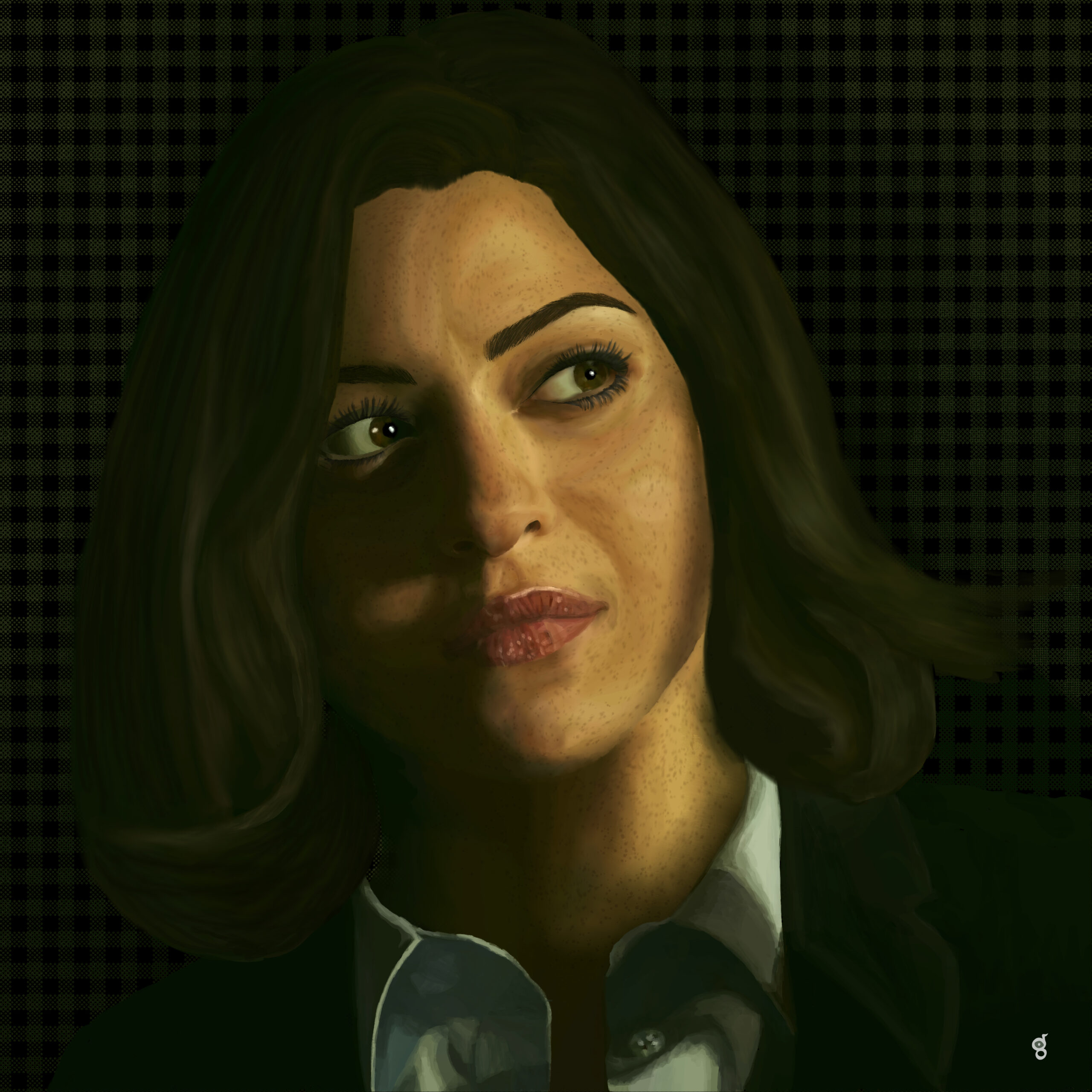 Painting of actress Alia Shawkatt